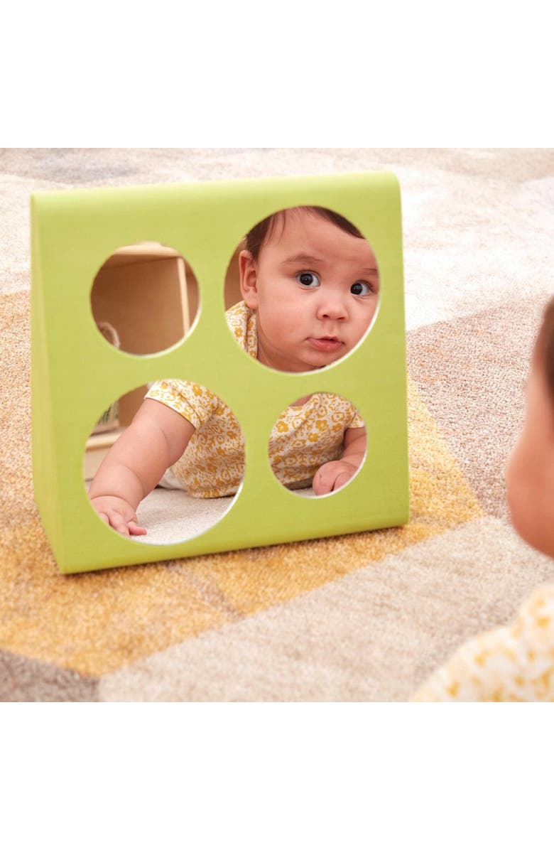 Kaplan Early Learning Company Soft Floor Mirror, Alternate, color, Green
