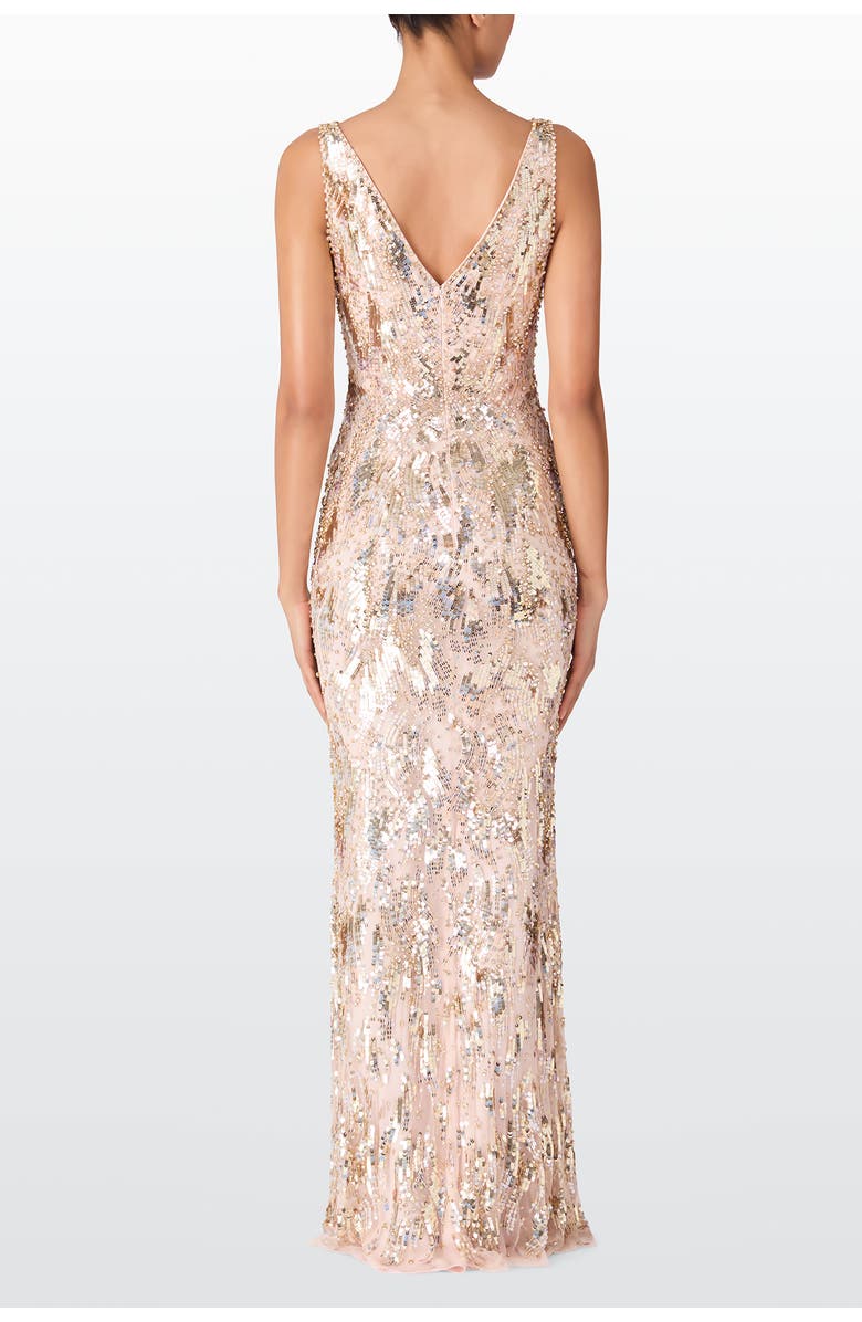 Jenny Packham Marion Maxi Dress, Alternate, color, Sugar
