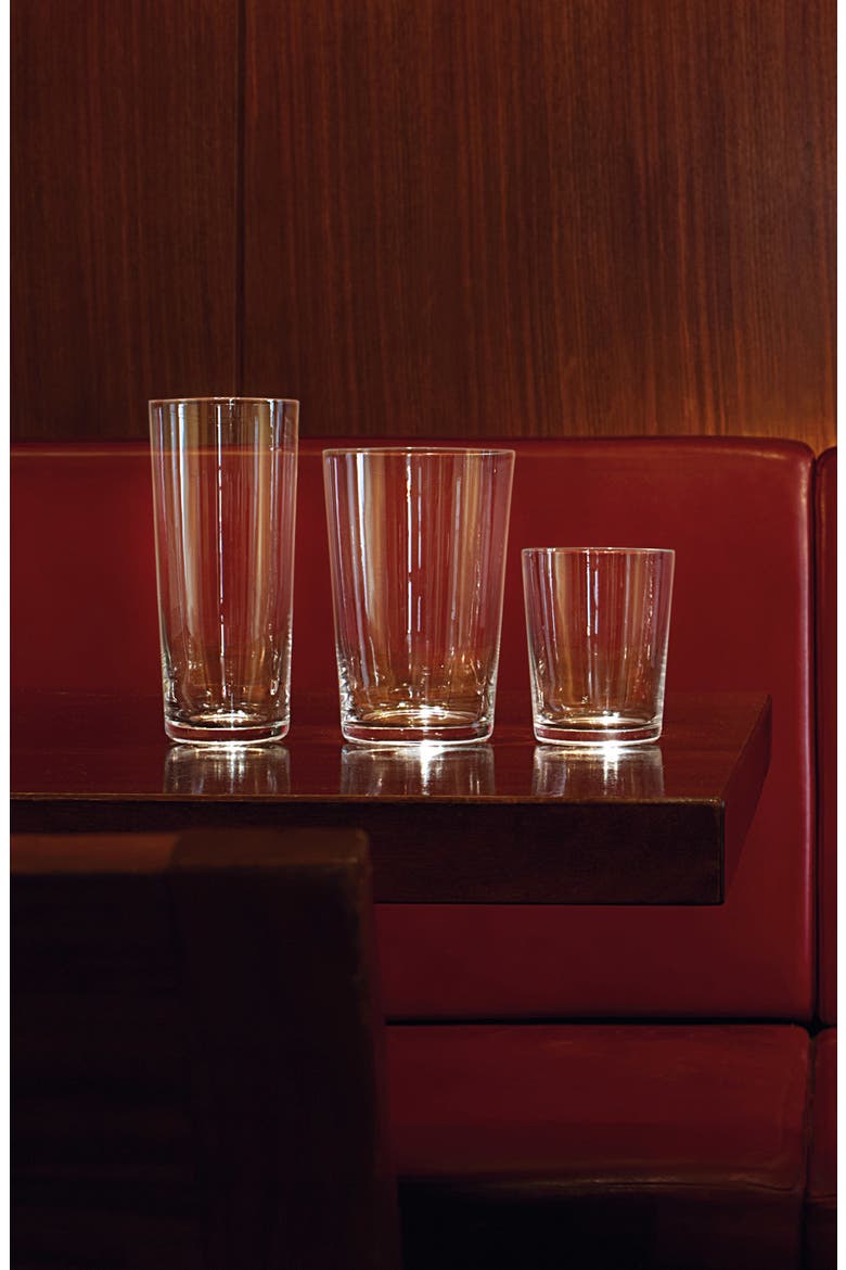 Basic Bar Set of 6 Soft Drink Glasses, Alternate, color, CLEAR