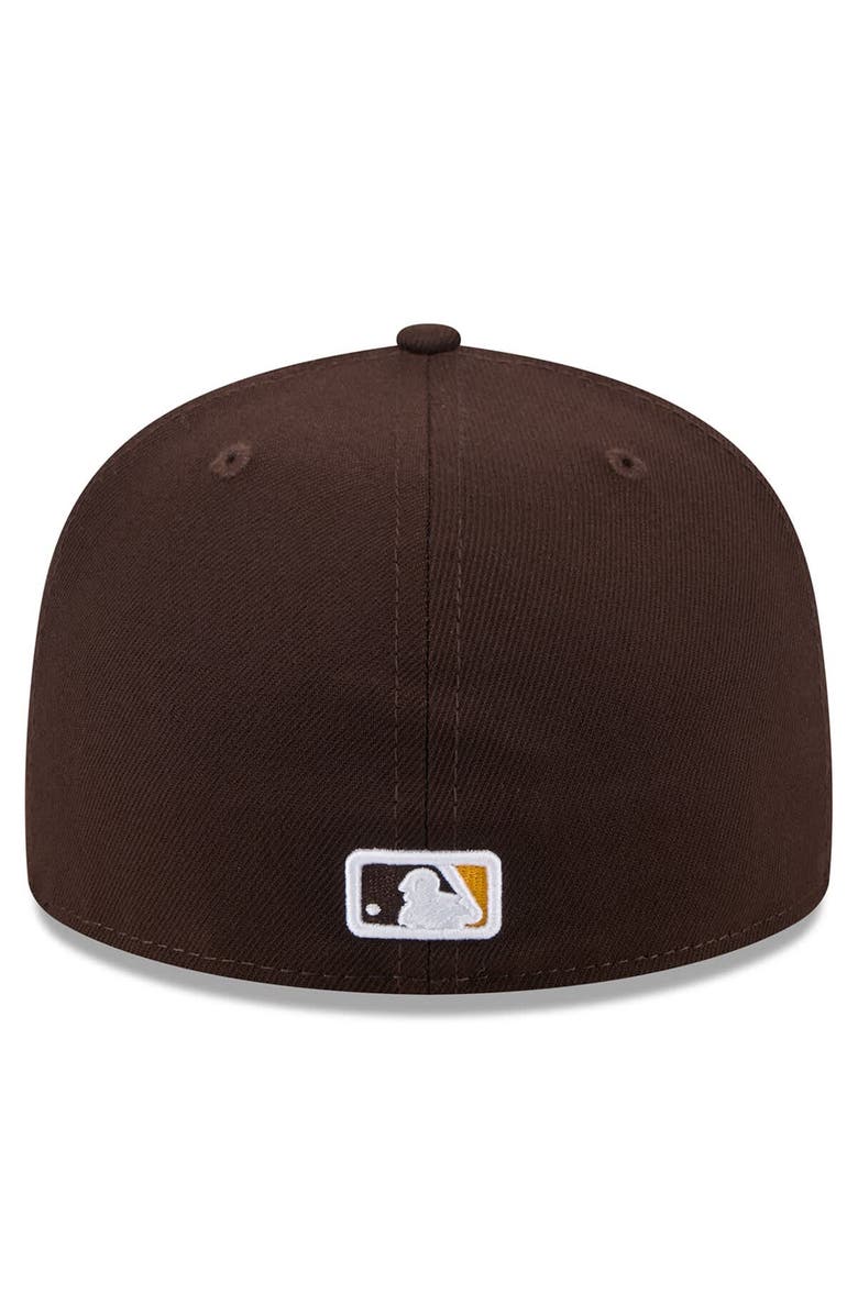 New Era Men's New Era  Brown San Diego Padres 2025 Jackie Robinson Day 59FIFTY Fitted Hat, Alternate, color, 