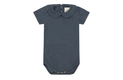 SS Organic Cotton Collared Bodysuit