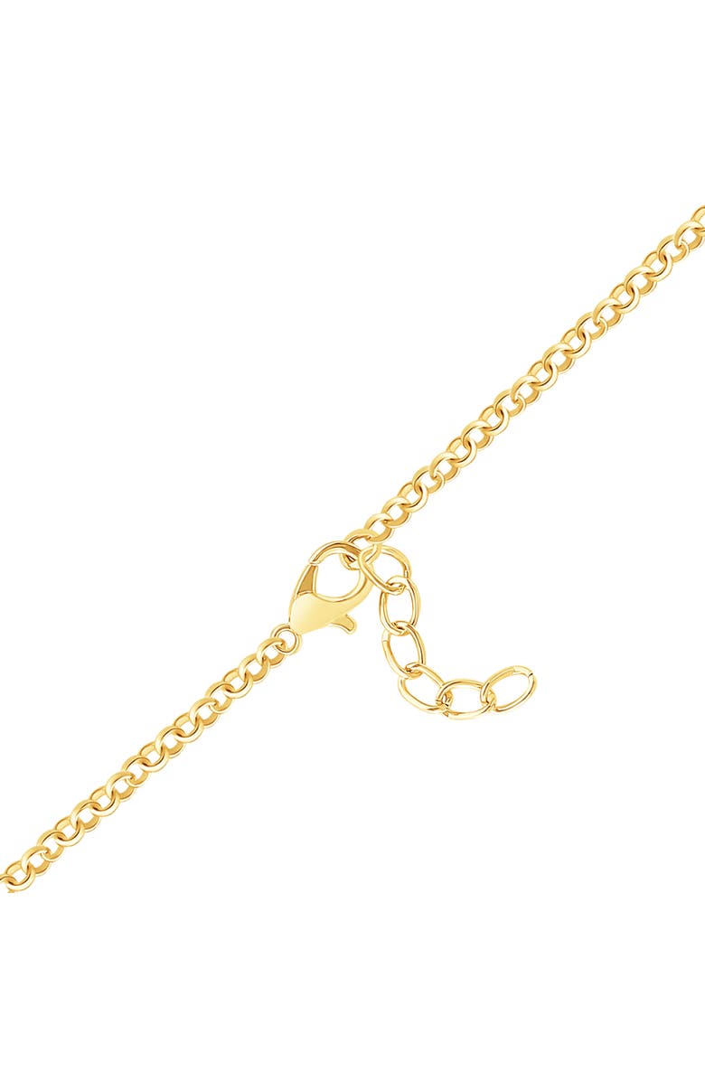 Disney Minnie Mouse Charm Bracelet, 6.5" + 1", Alternate, color, Gold