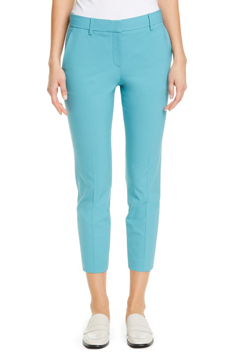 Treeca 2 Crop Suit Pants, Main, color, TEAL
