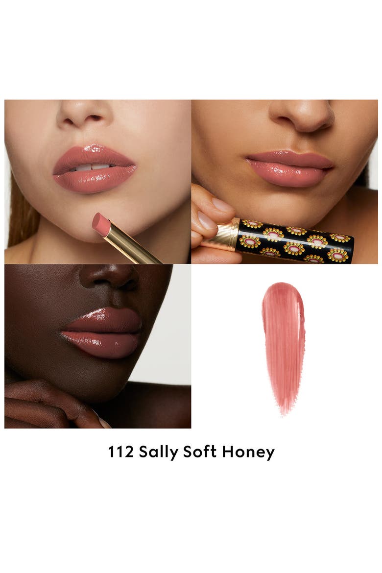 Rouge de Beauté Brillant Glow & Care Lipstick, Alternate, color, 112 SALLY SOFT HONEY