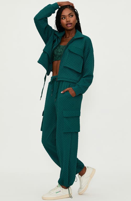 Beach Riot Maren Quilted Jacket In Green
