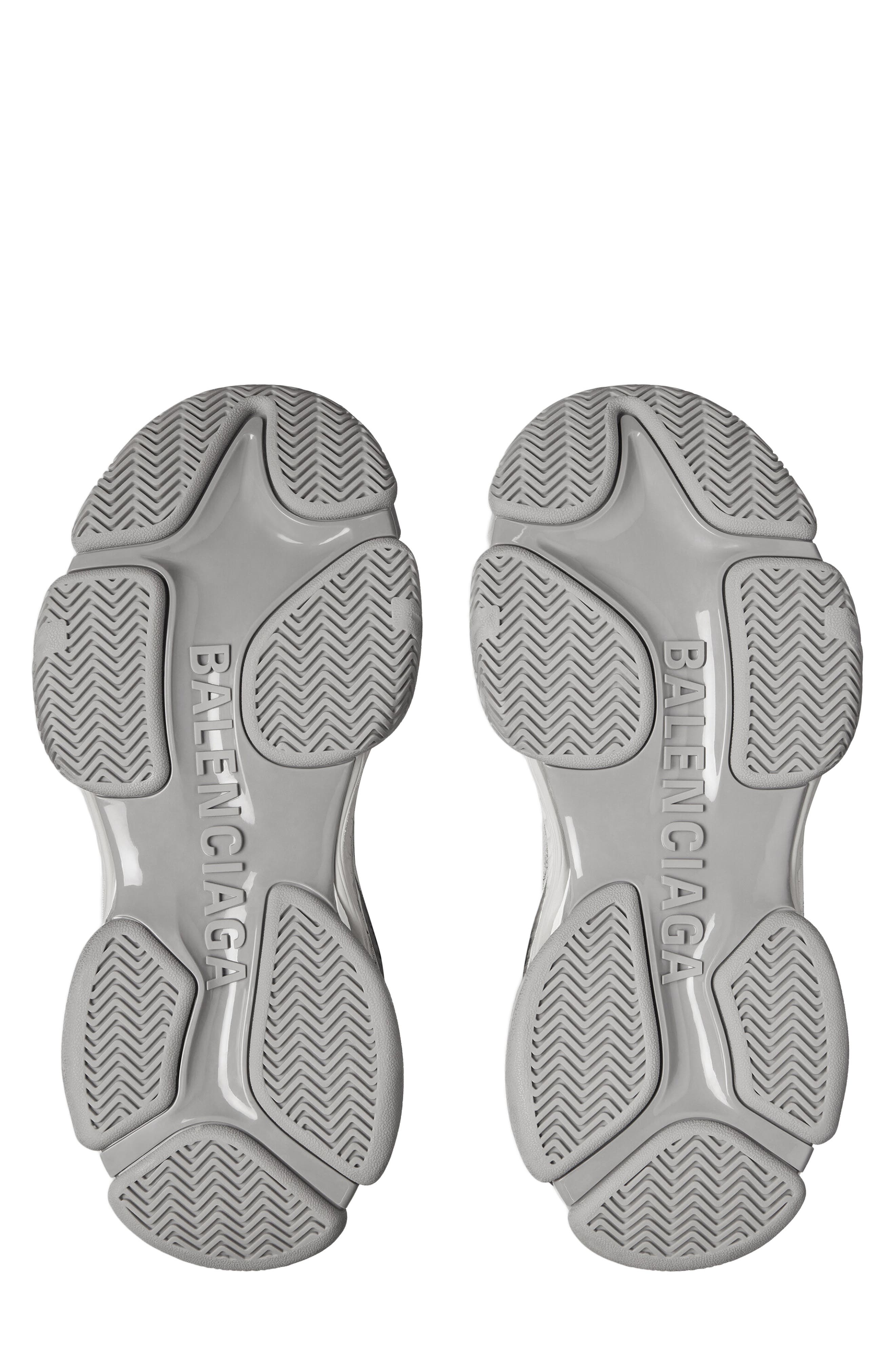 Balenciaga Triple S 2 Sneaker, Alternate, color, Gradient Grey