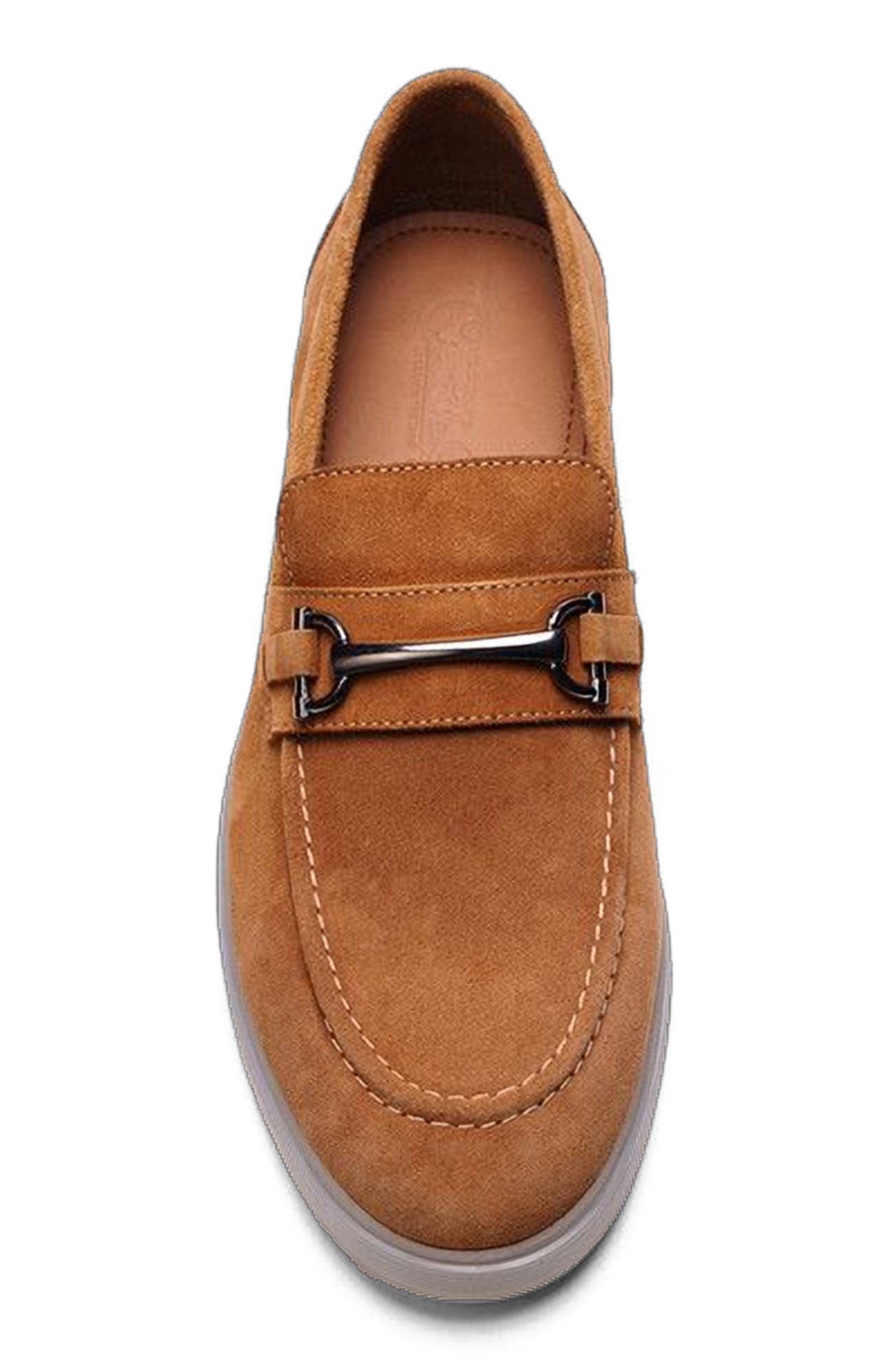 CARLOS SANTANA Funkadelic Bit Loafer, Alternate, color, Sand Suede