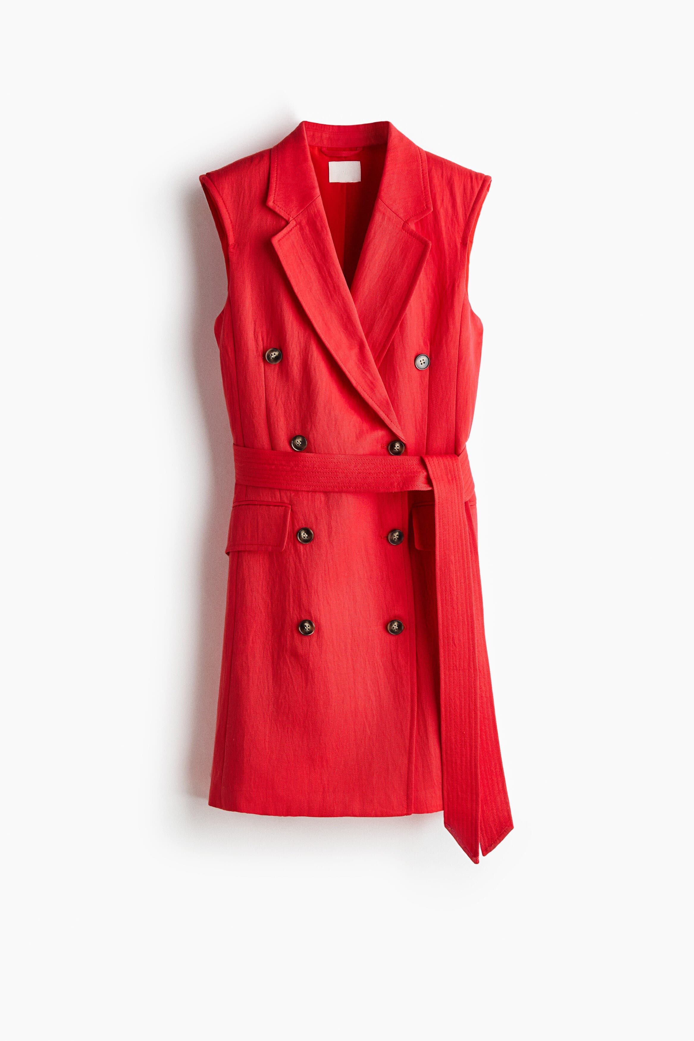 Linen-blend Blazer Dress - image 3
