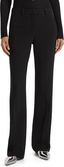 パンツ Theory Black Flare Trousers With Elastic Waistband Theory Slim Fit Flare Trousers | Nordstrom