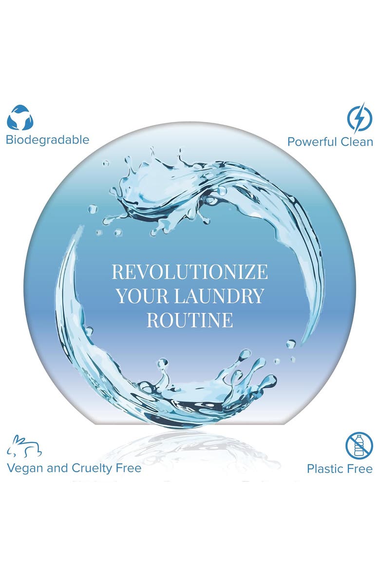 PURSONIC Natural Laundry Detergent Sheets – Fresh Linen Scent, Alternate, color, White