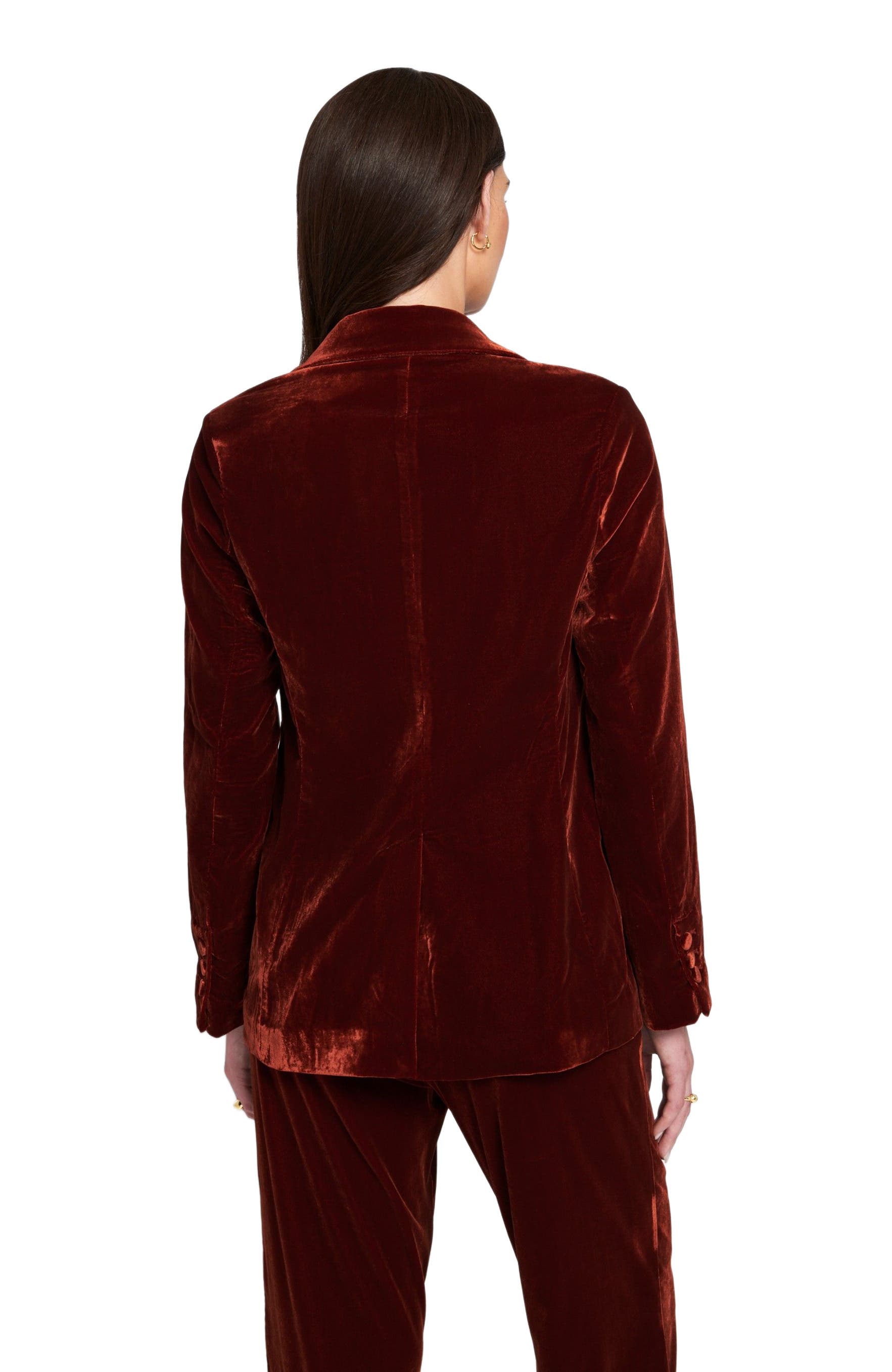 Velvet Blazer Jacket - image 3
