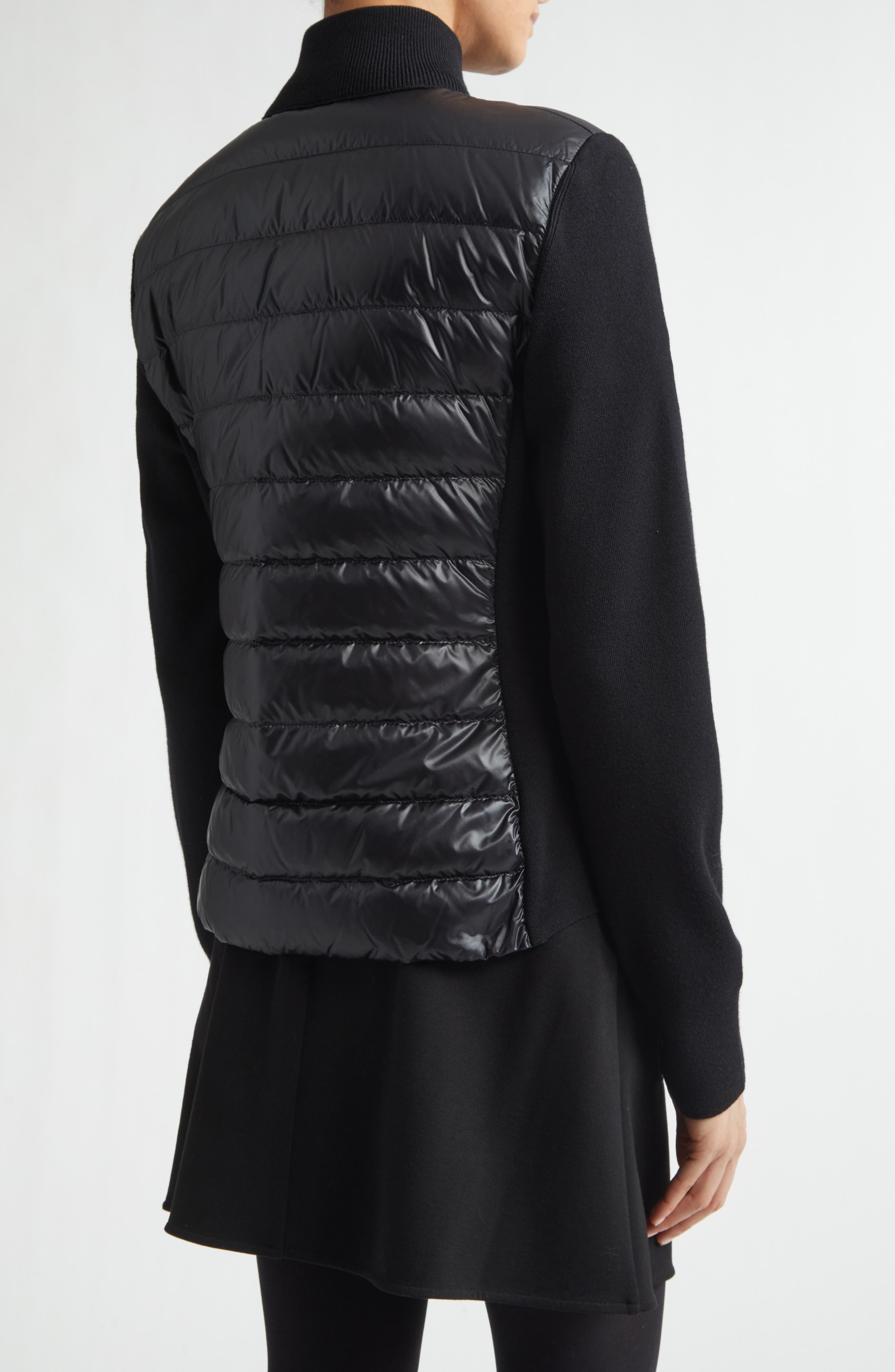 Moncler Wool Knit & Down Cardigan — фото 3