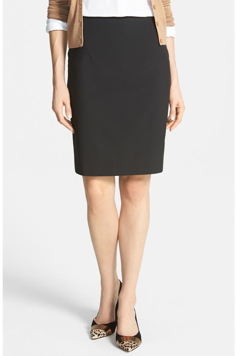 Pencil Skirt, Main, color, BLACK