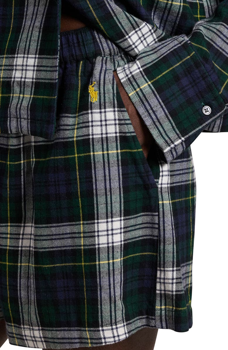 Polo Ralph Lauren Crop Organic Cotton Short Pajamas, Alternate, color, 