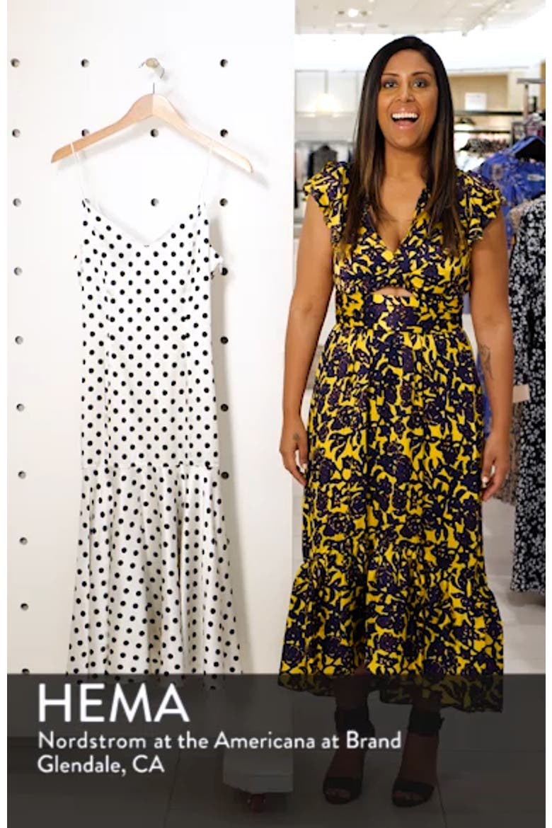 Kai Polka Dot Silk Mermaid Slipdress video