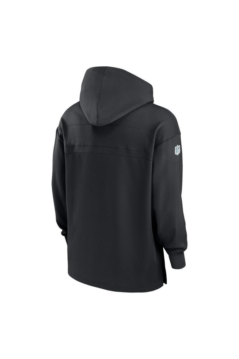 Men's Nike Black Philadelphia Eagles Sideline Jersey Performance Pullover Hoodie, Alternate, color, Black