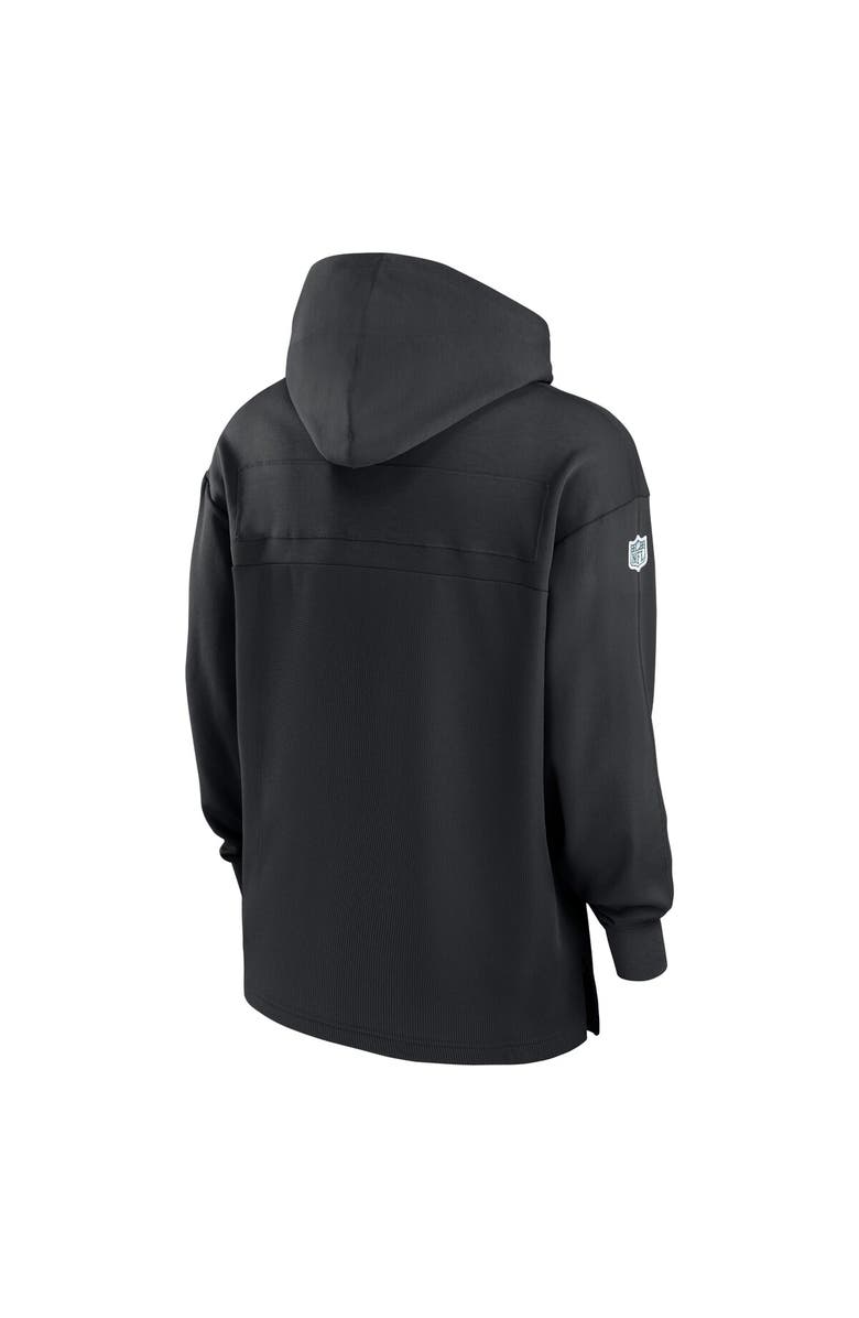 Nike Men's Nike Black Philadelphia Eagles Sideline Jersey Performance Pullover Hoodie, Alternate, color, 
