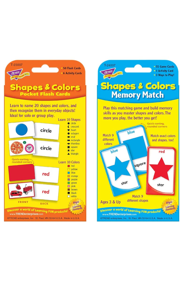 TREND enterprises, Inc. Shapes 
Colors Learn 
Play Bundle, Alternate, color, Multicolored