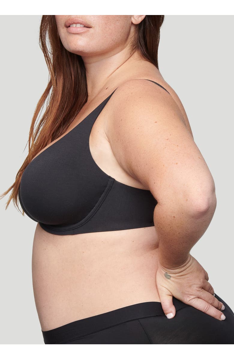 CUUP The Scoop Bra, Alternate, color, Black