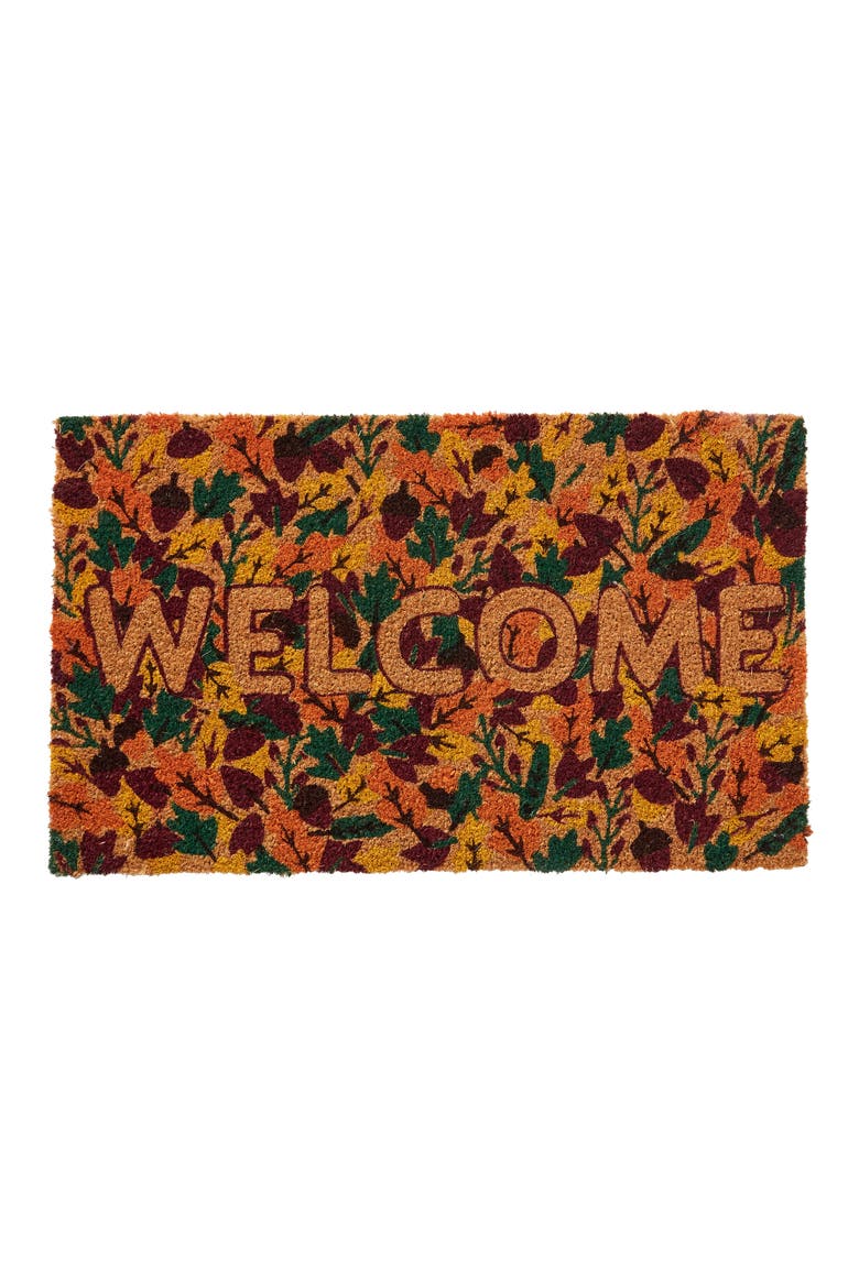 Fall Welcome Doormat, Alternate, color, TAN