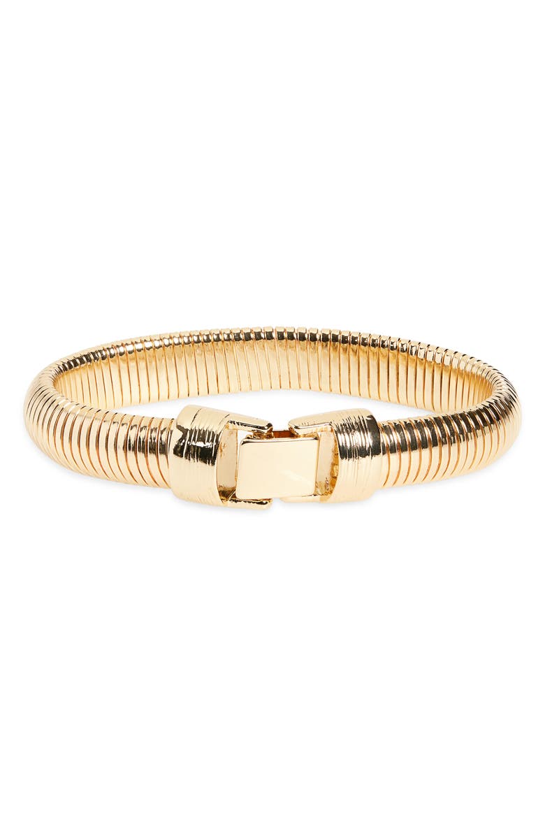 Open Edit Omega Chain Bracelet, Main, color, Gold