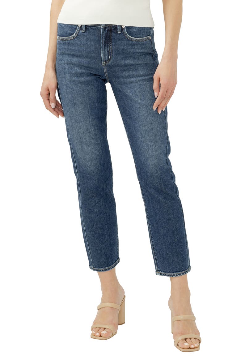 Most Wanted Ankle Straight Leg Jeans, Main, color, REWIND