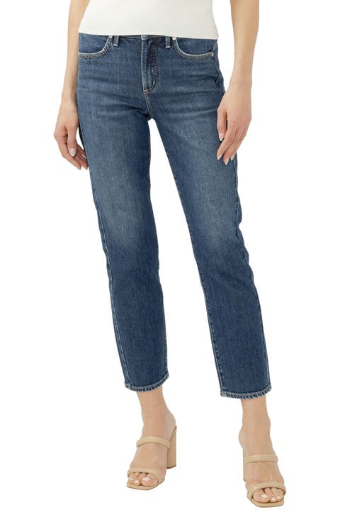 Most Wanted Ankle Straight Leg Jeans (Rewind)