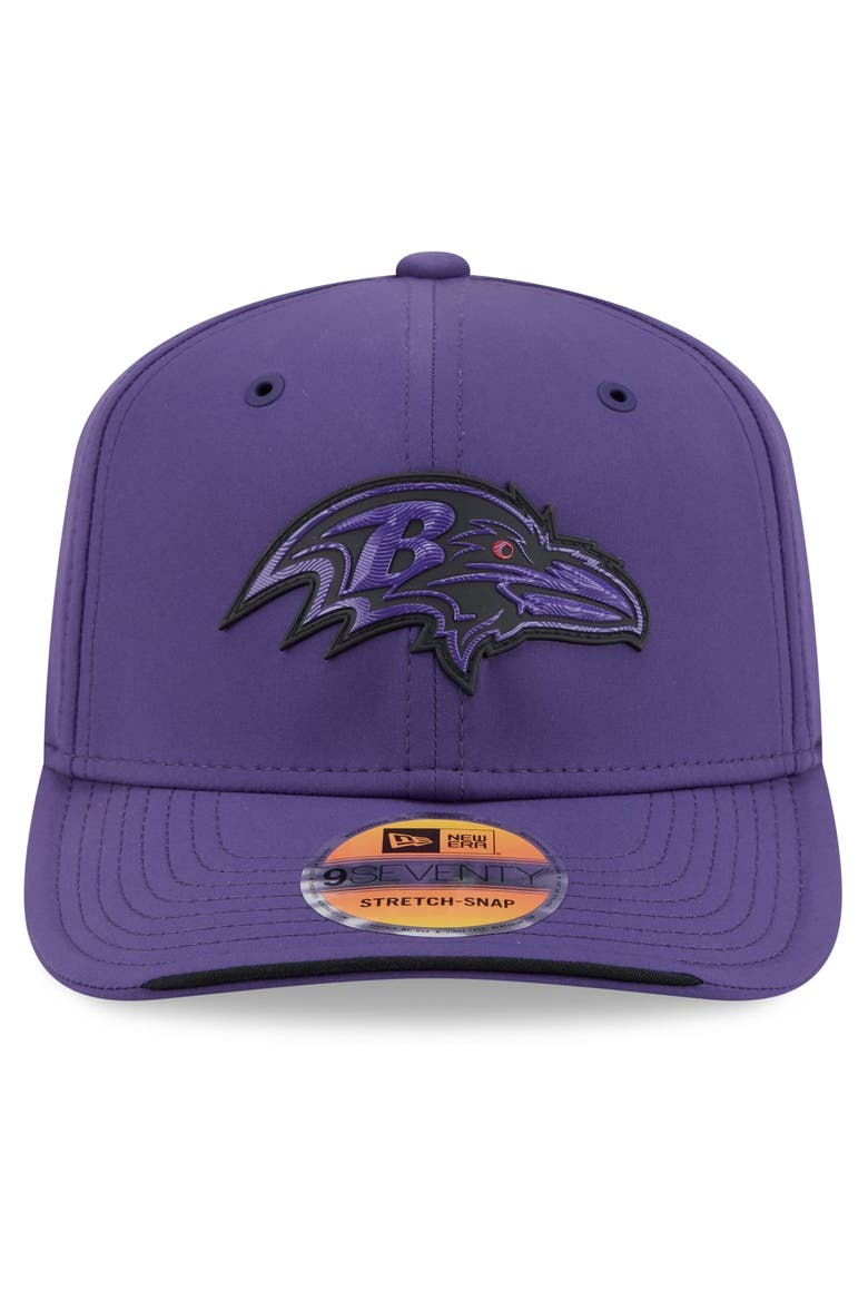 Men's New Era Purple Baltimore Ravens 2026 Sideline 9SEVENTY Adjustable Hat, Alternate, color, Purple