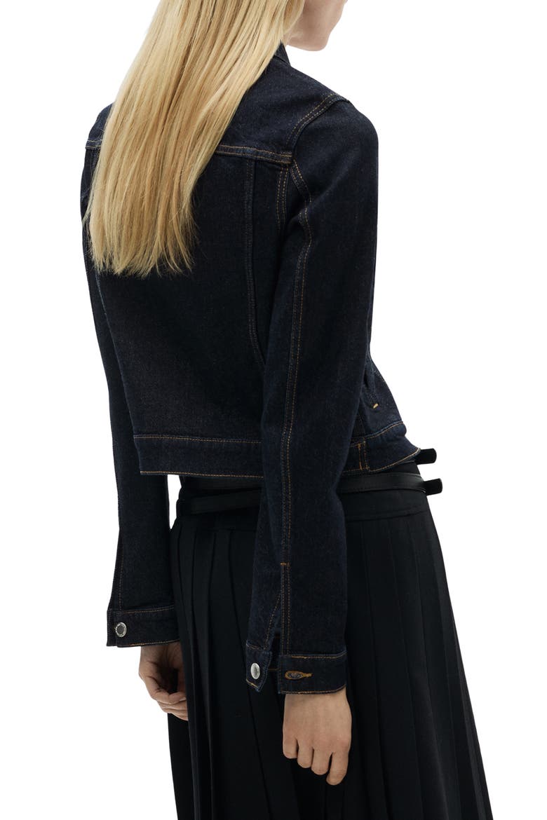 Denim Jacket with Pockets, Alternate, color, BLUE