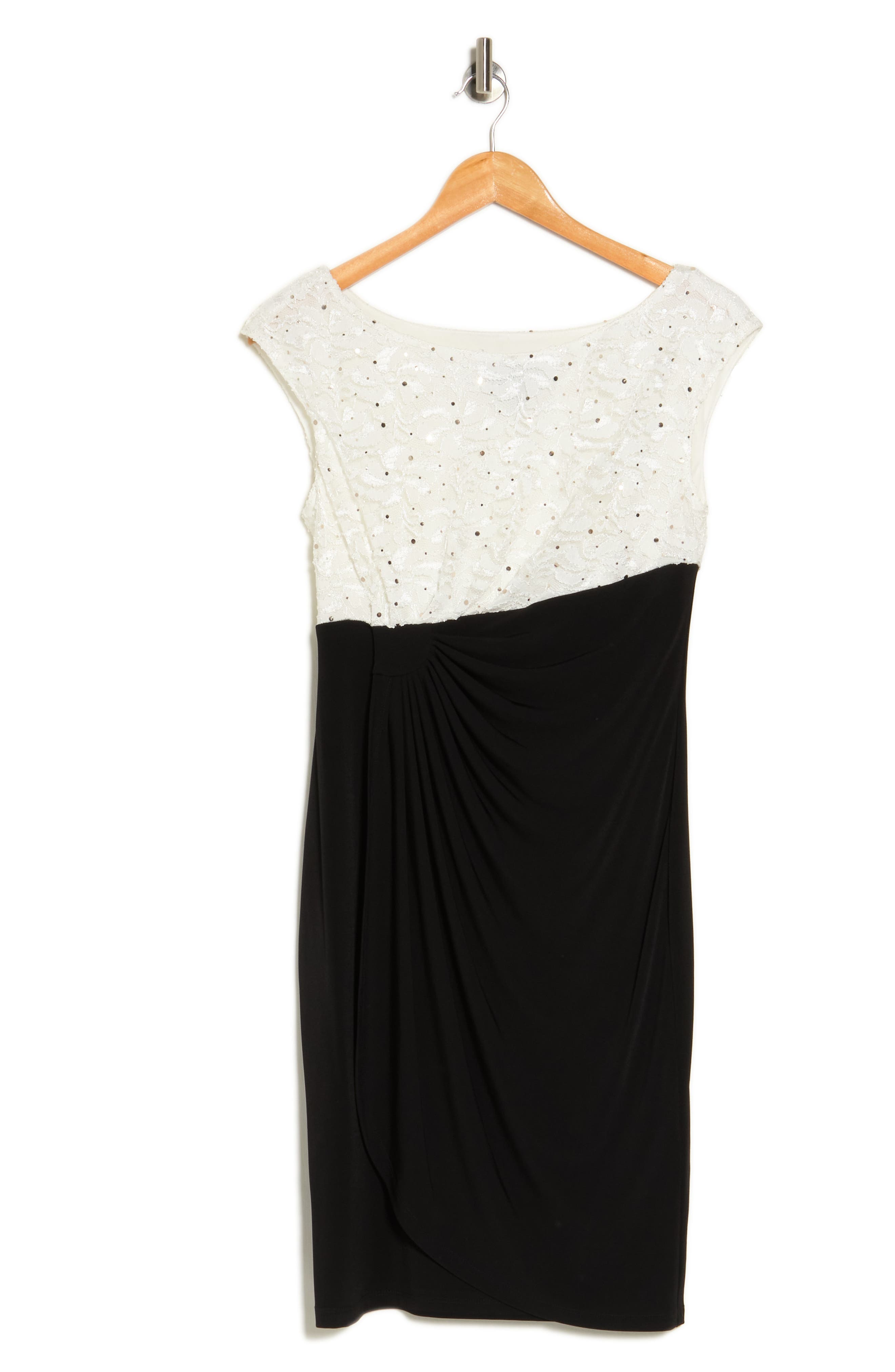 Connected Apparel Lace Bodice Cocktail Dress (Women) | Nordstromrack