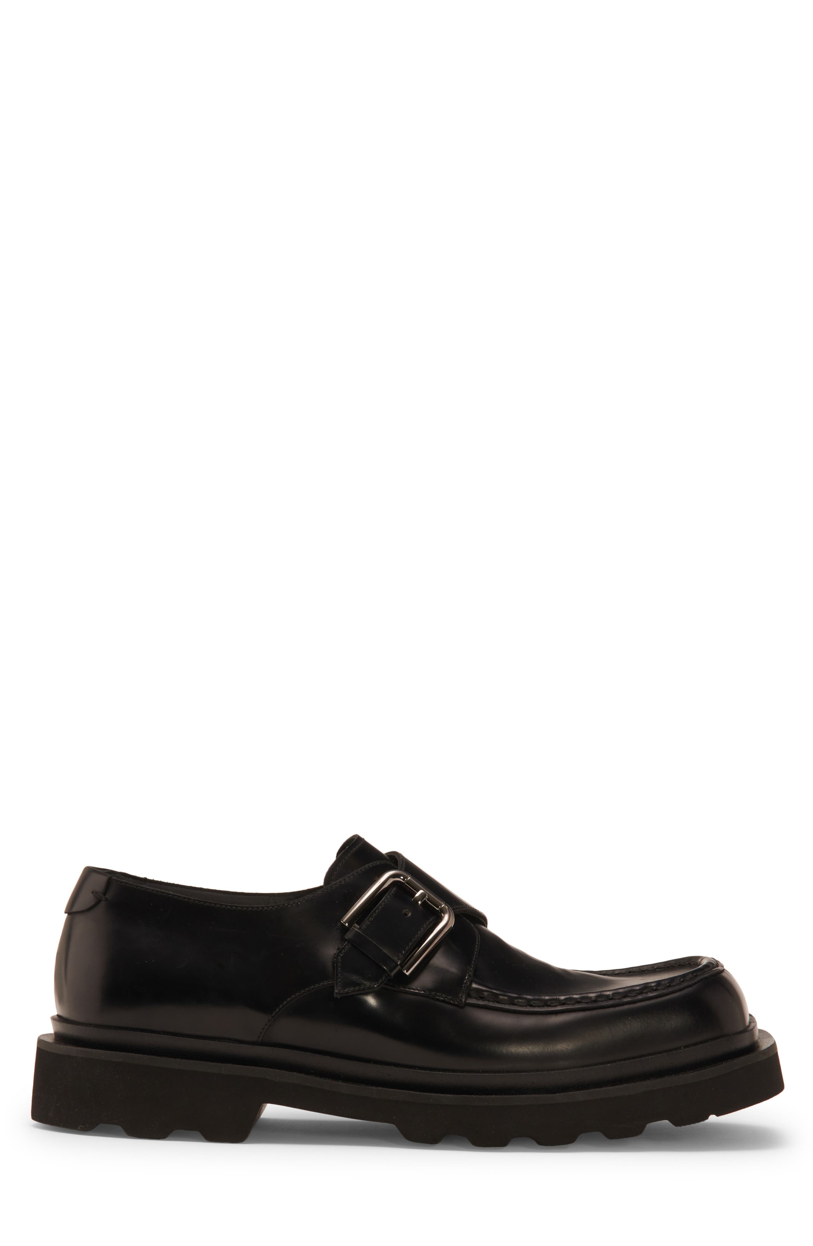 Dolce&Gabbana City Trek Monk Strap Shoe, Alternate, color, Black