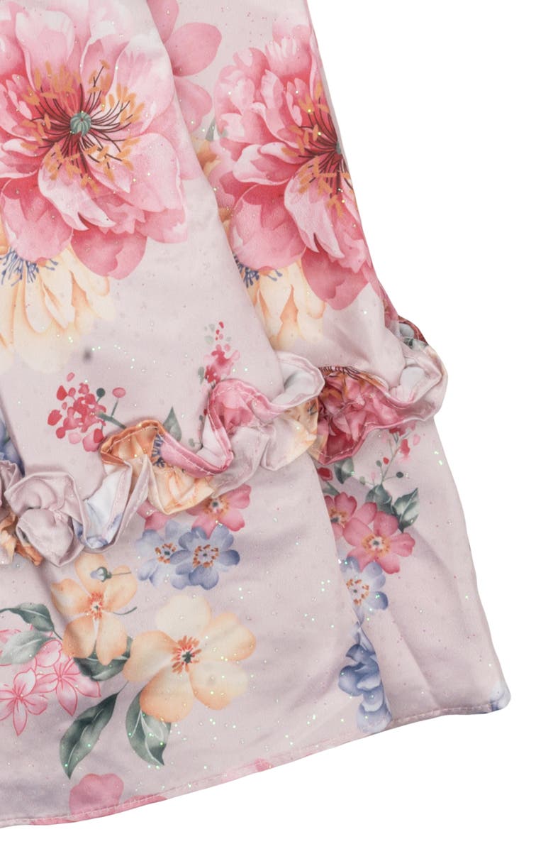 Rare Editions Kids' Puff Sleeve Dress, Alternate, color, Blush