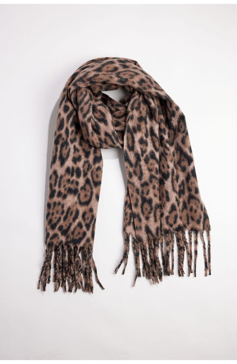 Hat Attack Leopard Scarf, Main, color,