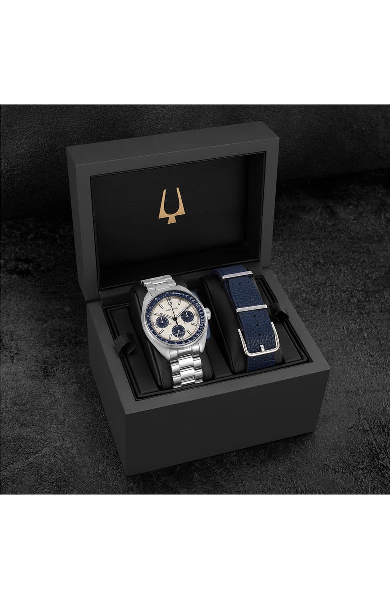 BULOVA Lunar Pilot Chronograph Watch, 43.5mm, Alternate, color,