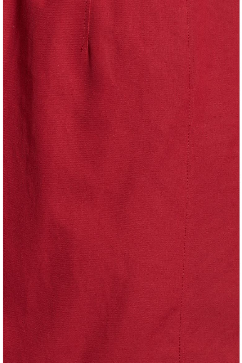 Trench Coat with Detachable Hood (Nordstrom Exclusive), Alternate, color, DARK RED