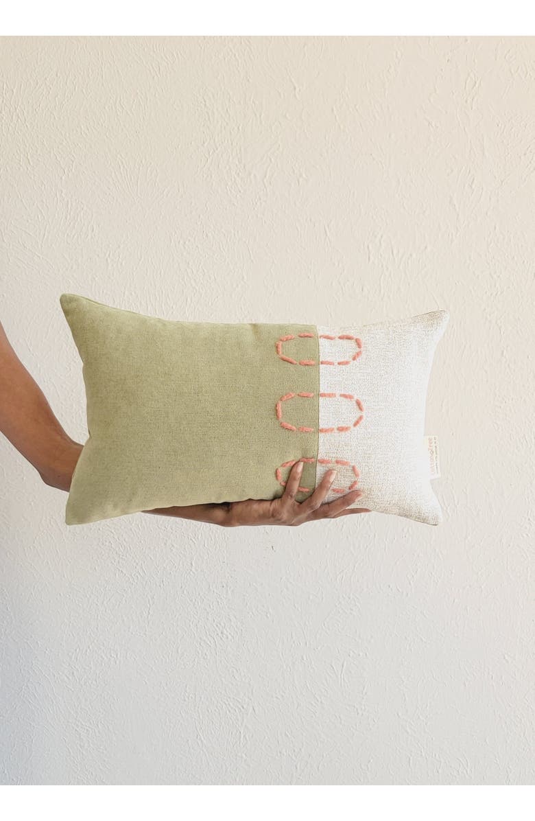 kanju Interiors Landscapes Block Throw Pillow - Mustard - Cover Only, Main, color, Mustard