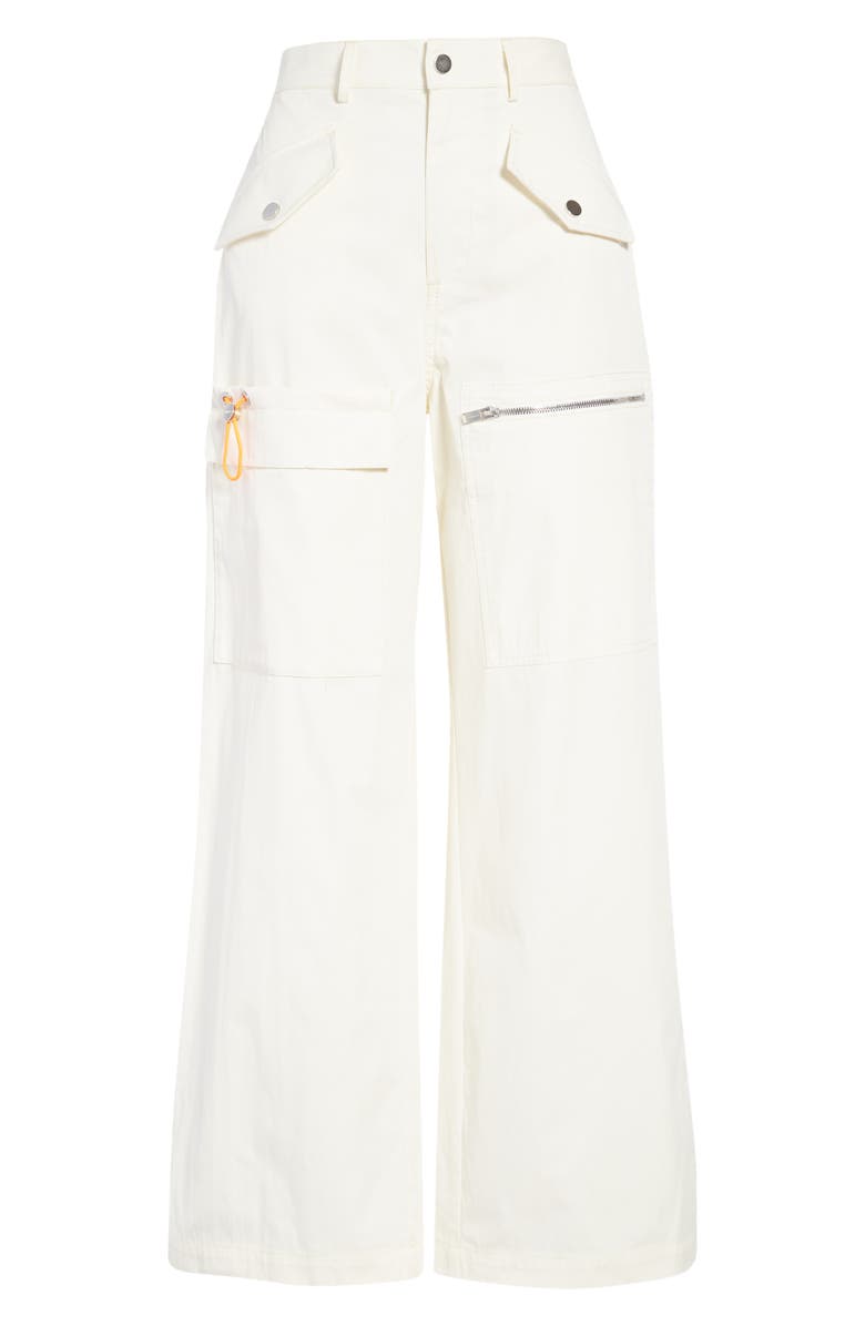 Dion Lee Slouchy Multipocket Wide Leg Twill Pants, Alternate, color,
