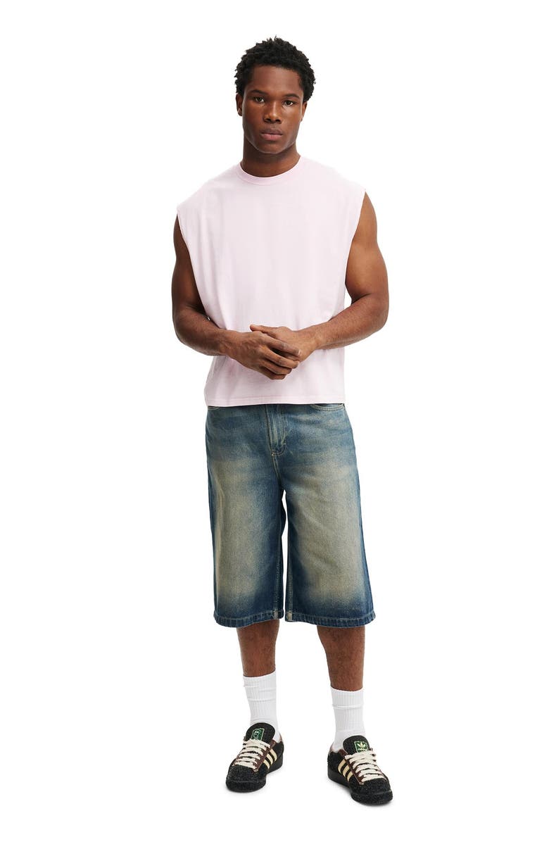 Cotton On Men's Cropped Fit Muscle, Alternate, color, Corsage Wash