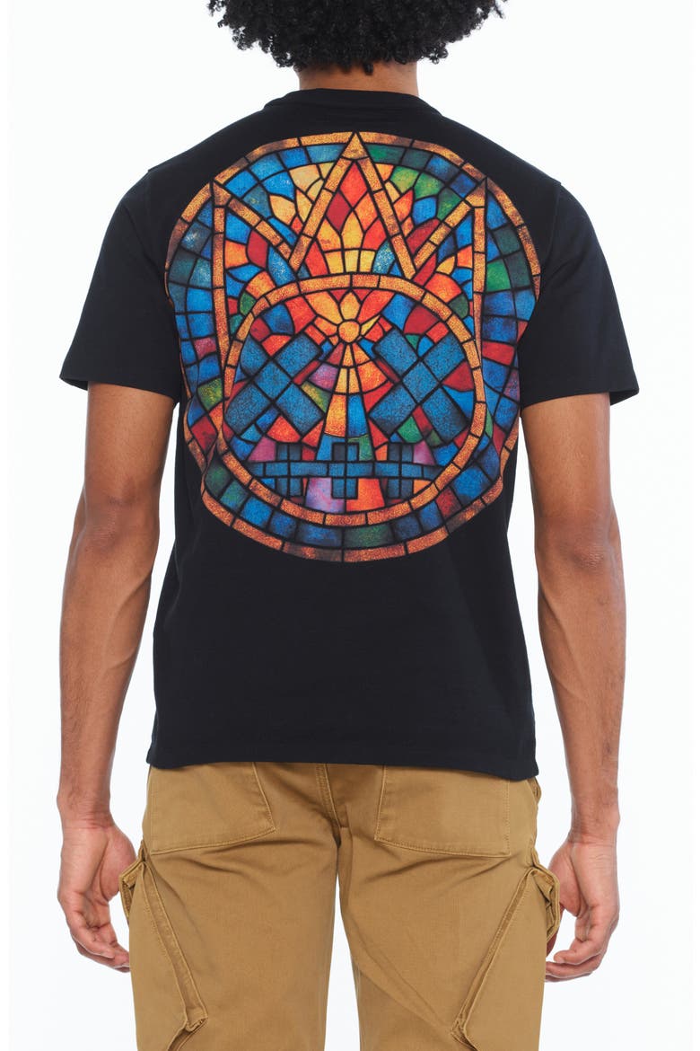 Graphic Cotton Jersey T-Shirt, Alternate, color, BLACK