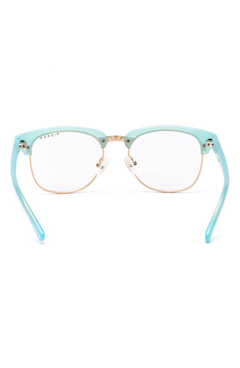 KidRaq Kids' Scholar 48mm Optical Frames, Alternate, color, Blue Ice