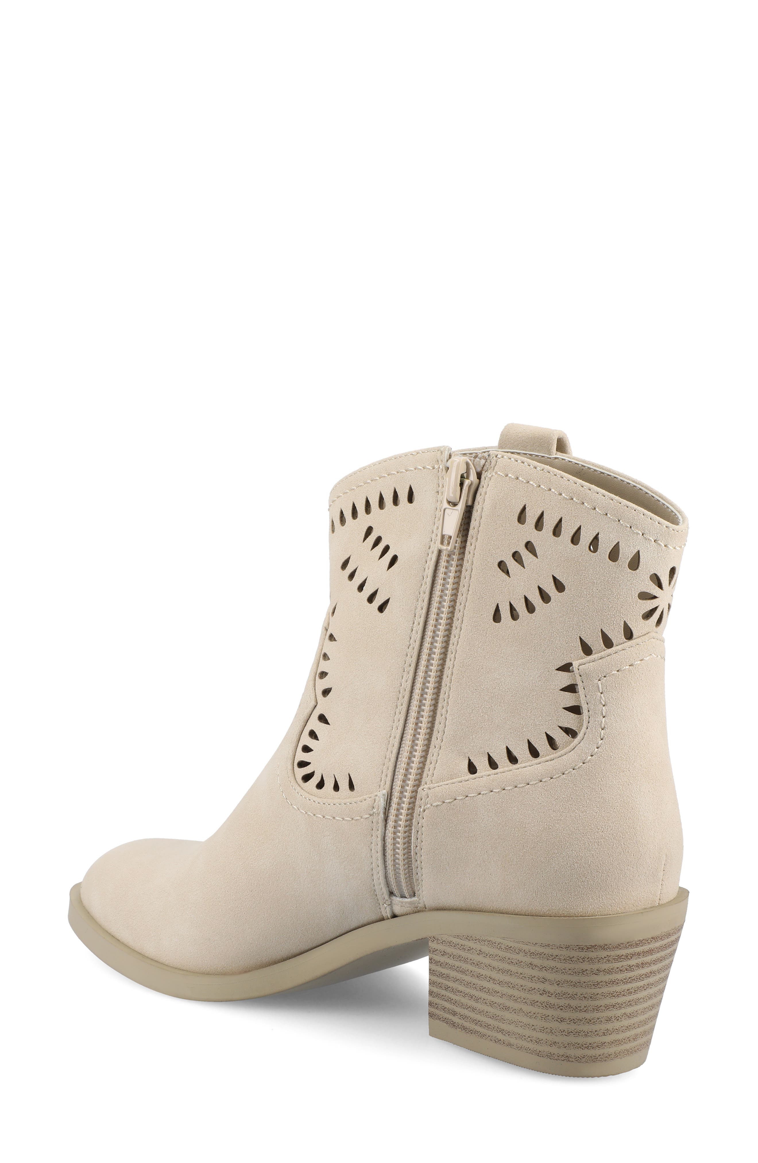 Eyelet Block Heel Bootie - image 4