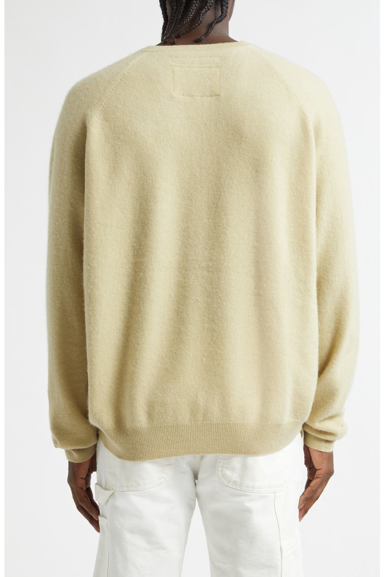 Cashmere V-Neck Sweater, Alternate, color, FADED BEIGE