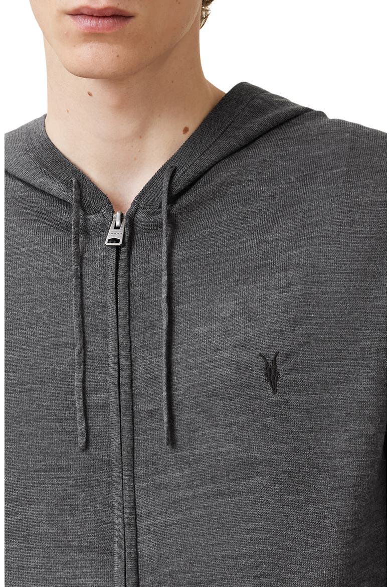 Mode Merino Wool Hoodie, Alternate, color, MONUMENT GREY