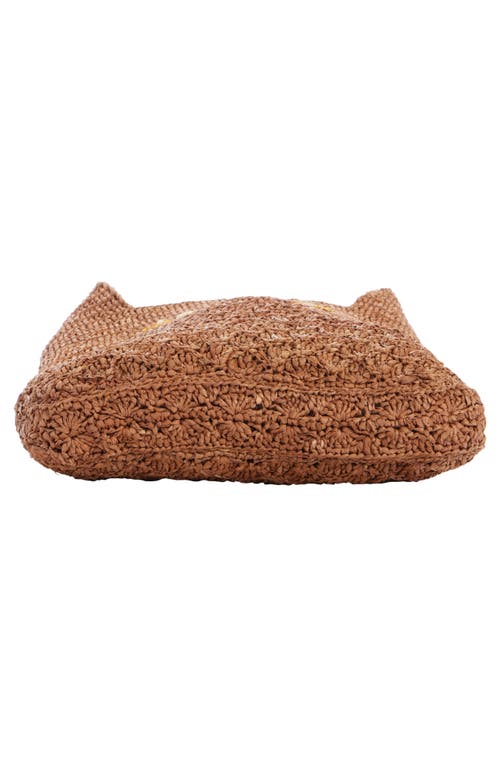Isabel Marant Small Praia Raffia Tote Bag In Brown