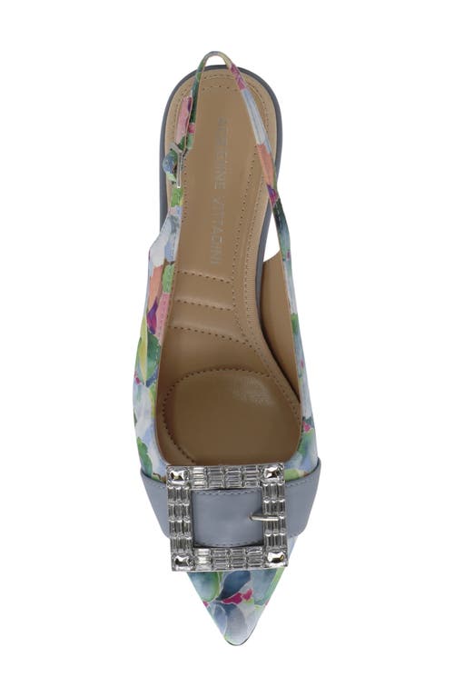 Adrienne Vittadini Sabia Slingback Pump In Blue Multi