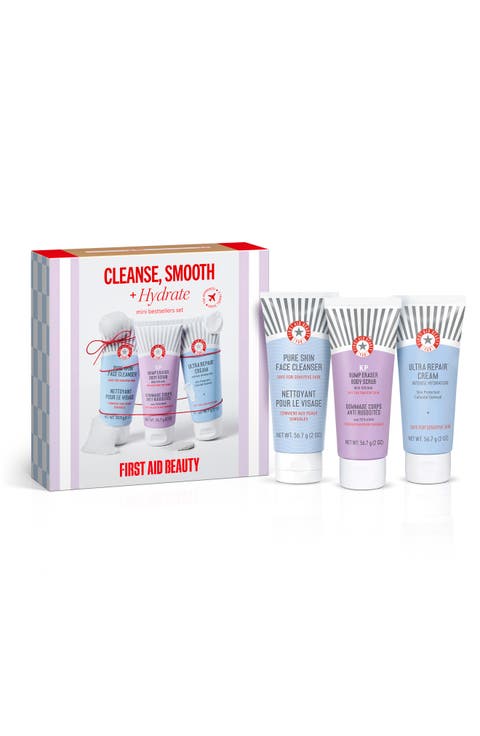 Cleanse, Smooth & Hydrate Mini Bestsellers Set $42 Value