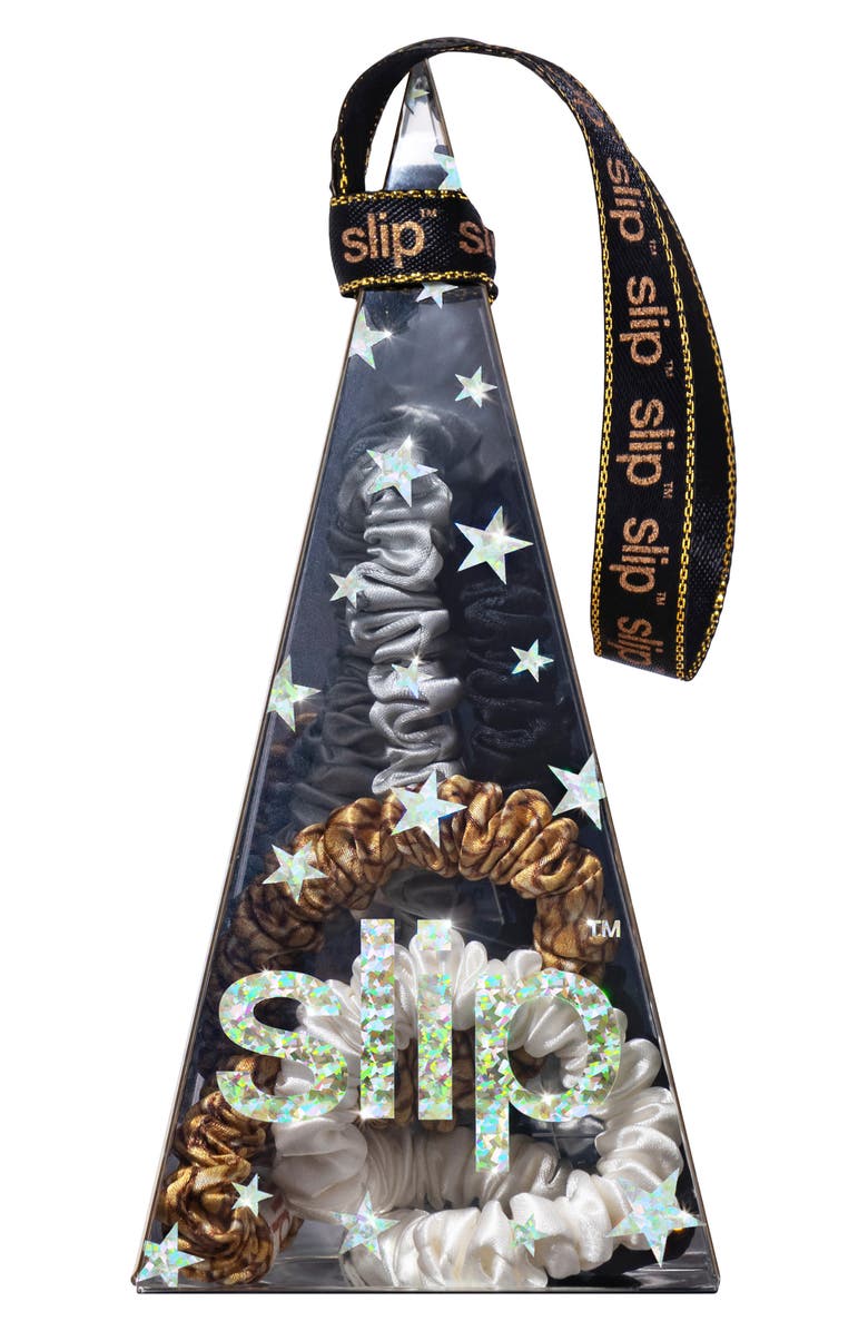 slip Medusa Nights Pure Silk Skinny Scrunchie Set, Main, color, 