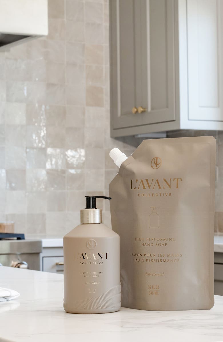 L'AVANT Collective Ambre Santal High Performing Hand Soap Refill, Alternate, color, Beige