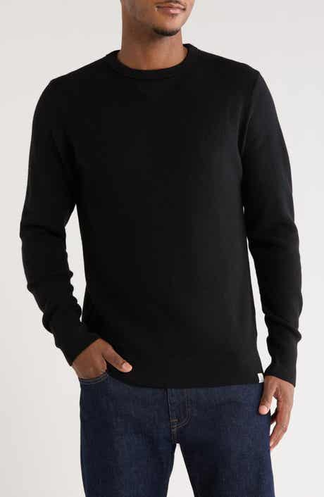 MERZ B SCHWANEN Merino Ribbed Crewneck Sweater