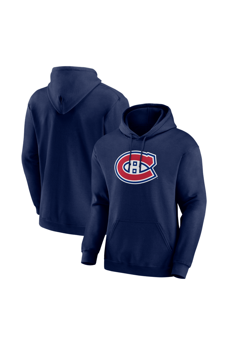 Logo Athletic Men's Logo Athletic Navy Montreal Canadiens Essential Hoodie, Main, color, Navy